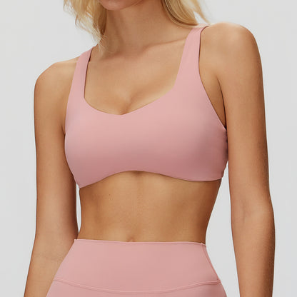 SOLBANA Studio Fine-Strap Bra in Dusty Rose