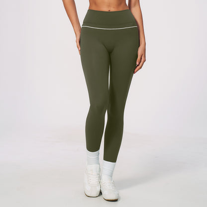 SOLBANA Riviera Colourblock Legging in Olive
