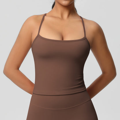 SOLBANA Studio Tie-Back Crop Tank - alternate product view