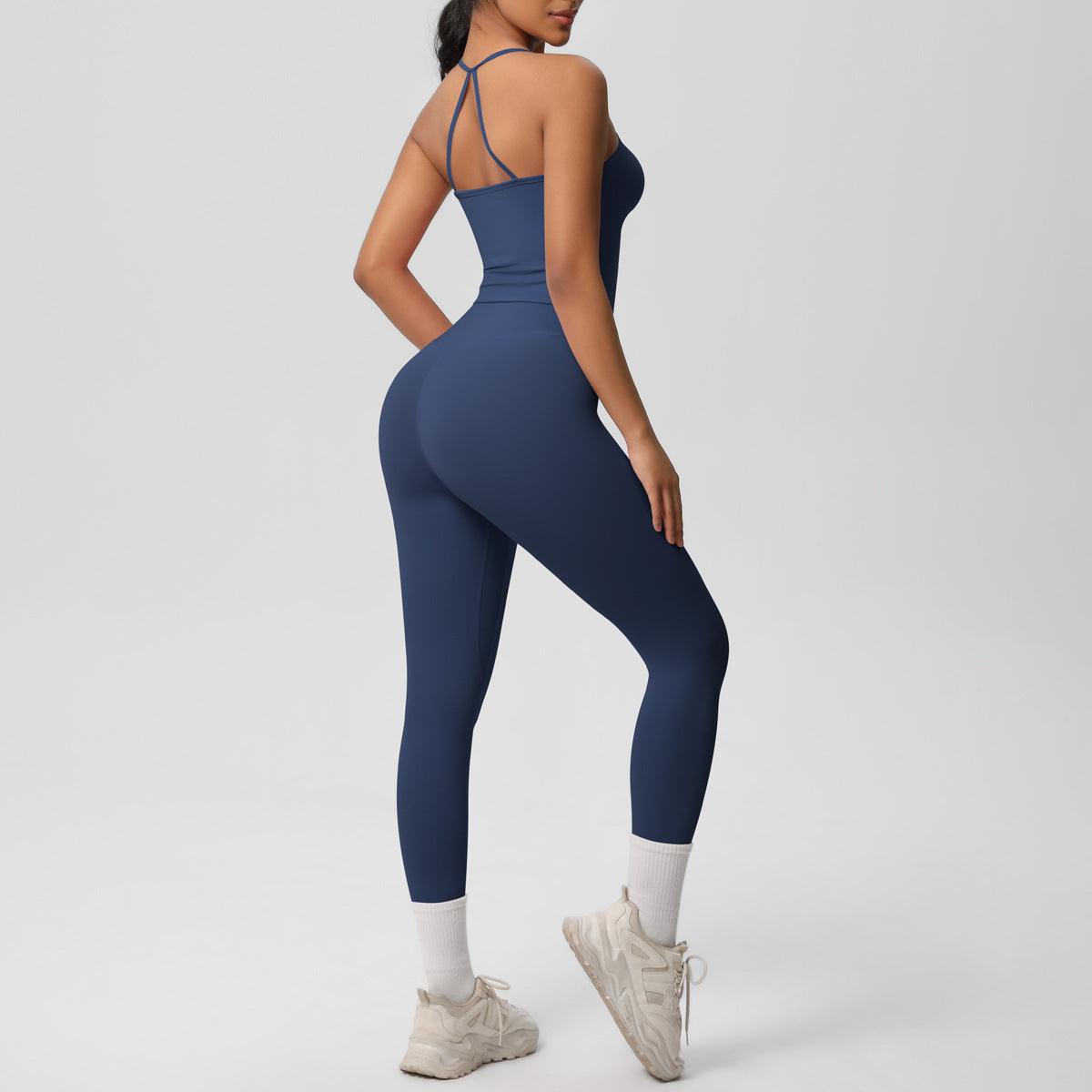 SOLBANA Studio Tie-Strap 2-Piece Legging Set - alternate product view
