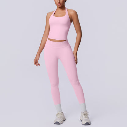 SOLBANA Studio Seamless Halter Set - alternate product view