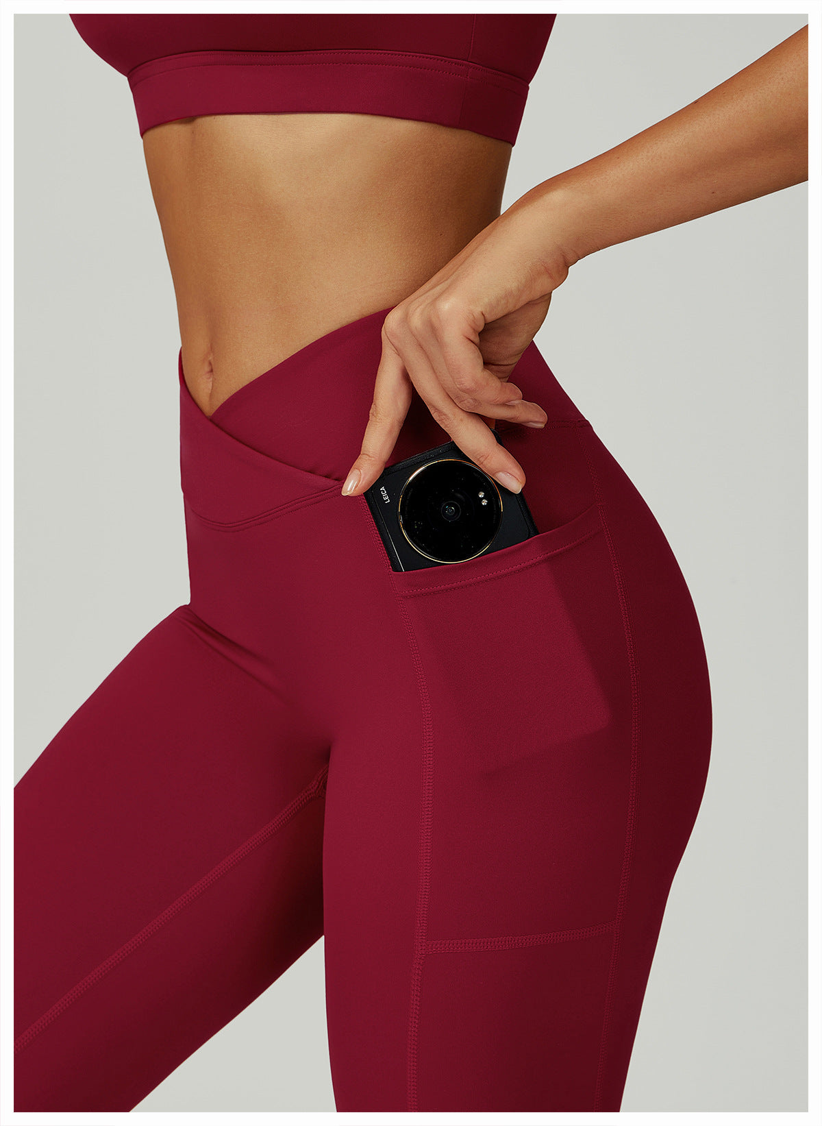 SOLBANA Studio Cross-Waist Legging - alternate product view