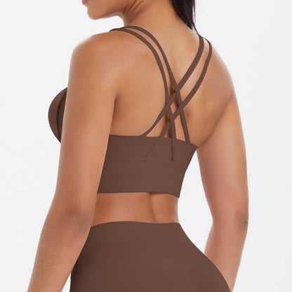 SOLBANA Form Double-Strap Crossback Bra - alternate product view