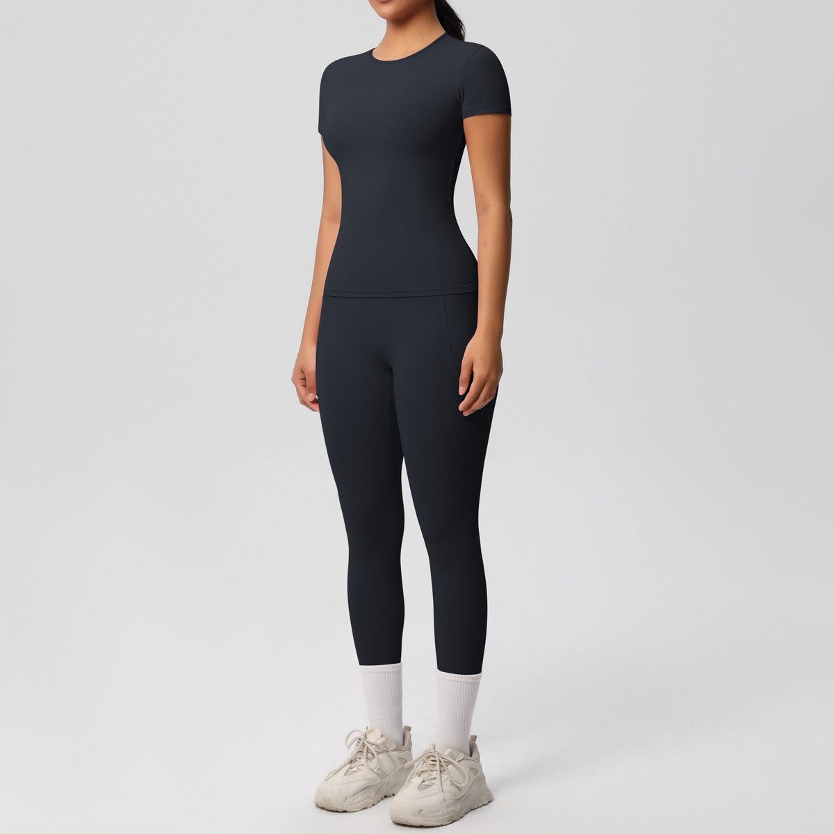SOLBANA Form Short-Sleeve 2-Piece Pant Set - alternate product view