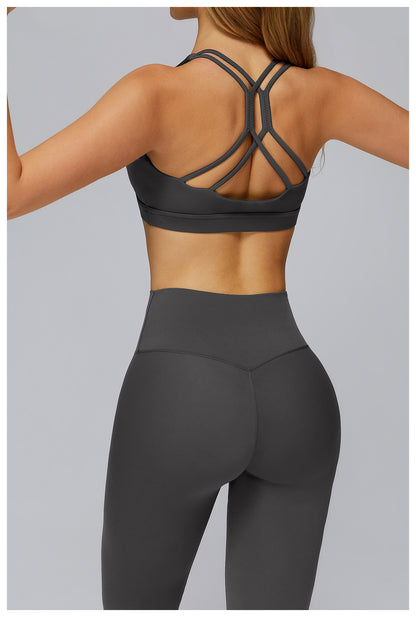 SOLBANA Studio Crossback Cutout Bra - alternate product view