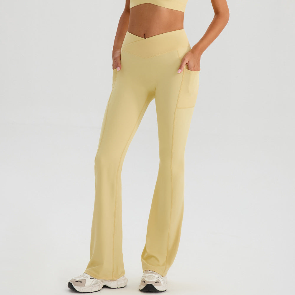 SOLBANA Off-Duty Wide Leg Pant in Yellow