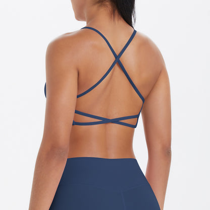 SOLBANA Studio Tie Crossback Bra - alternate product view