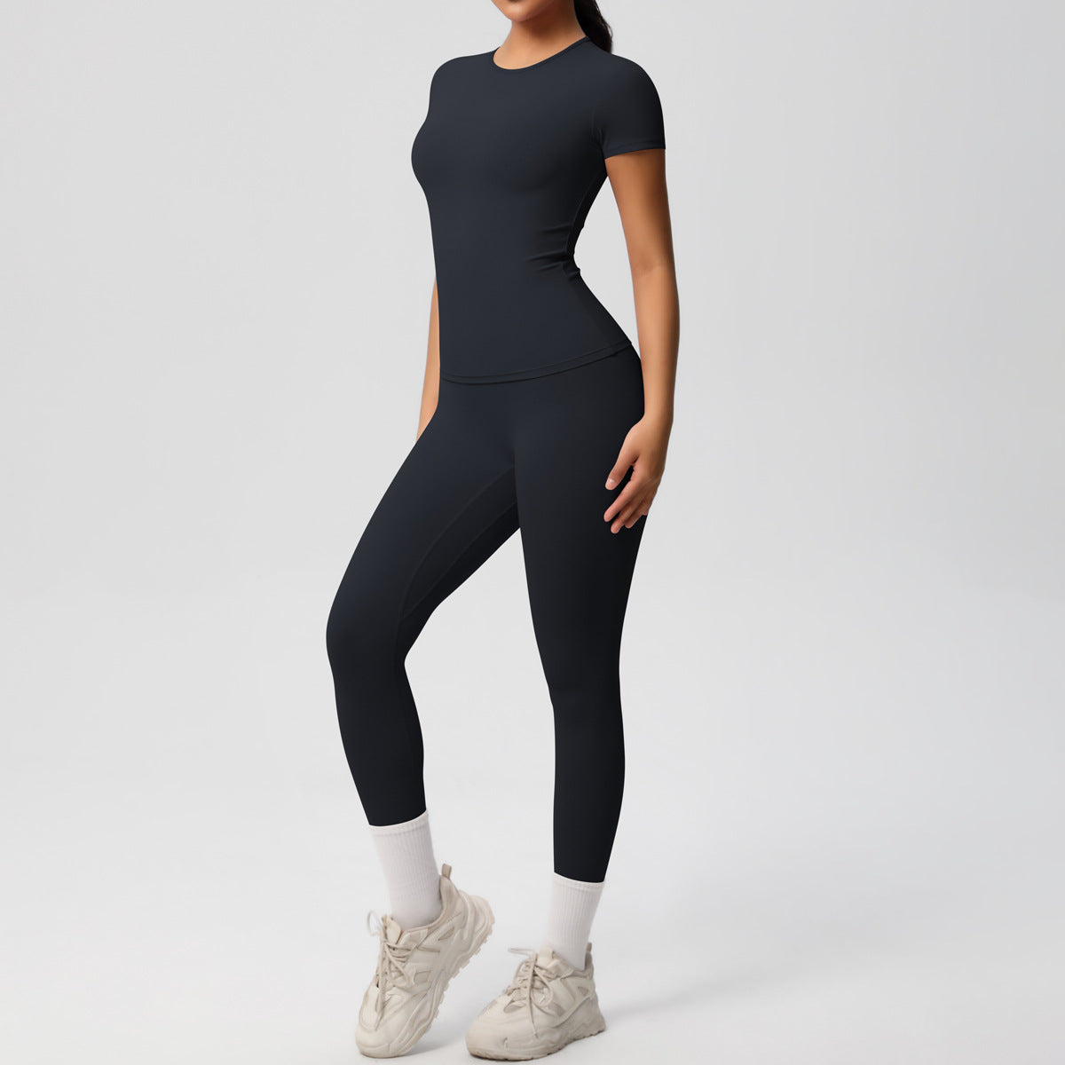 SOLBANA Form Tee 2-Piece Legging Set - alternate product view