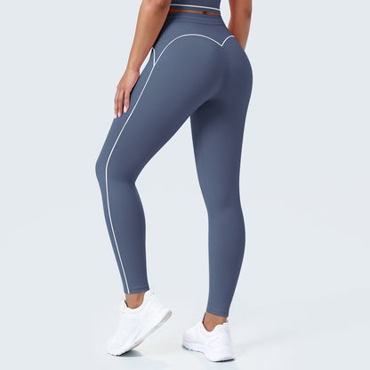 SOLBANA Contour Contrast Legging in Dark Blue