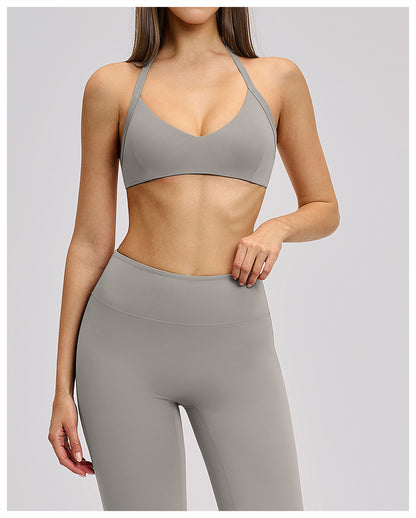 SOLBANA Form Open-Back Halter Bra - alternate product view