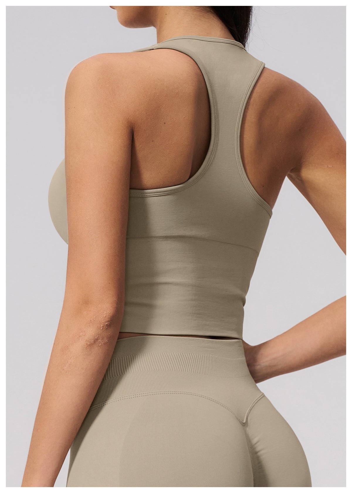 SOLBANA Form Sculpt V-Neck Tank - alternate product view