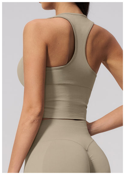 SOLBANA Form Sculpt V-Neck Tank - alternate product view