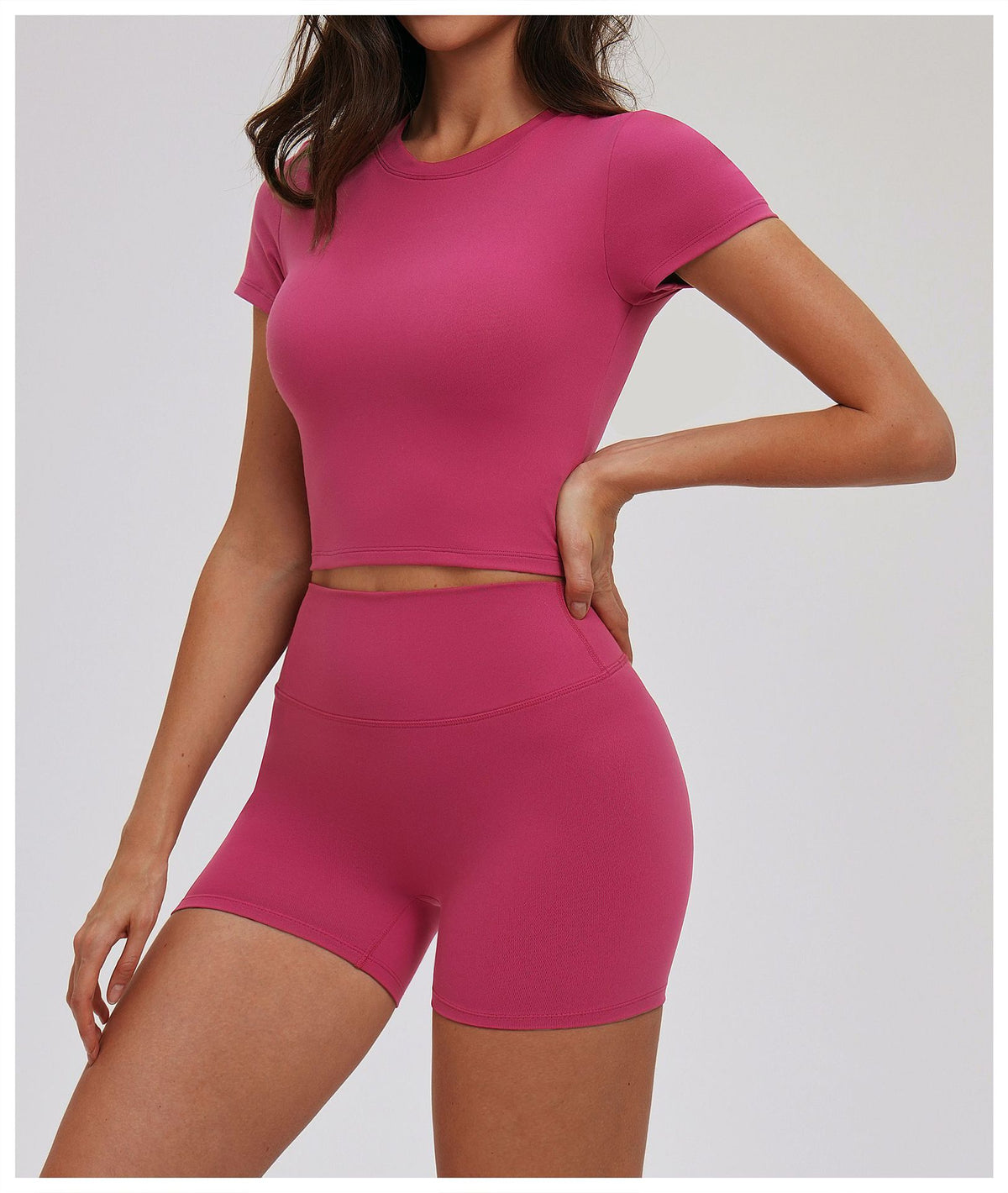 SOLBANA Form fitted short-sleeve women's activewear top