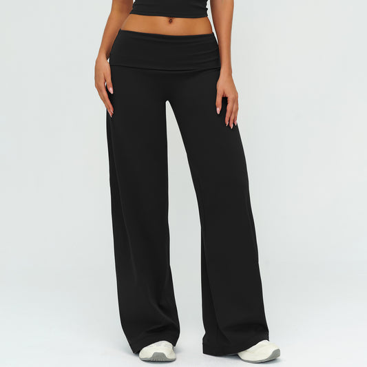 SOLBANA Coast Foldover Pant in Midnight