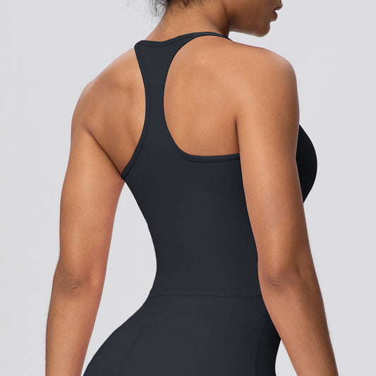 SOLBANA Coast H-Strap Tank in Black