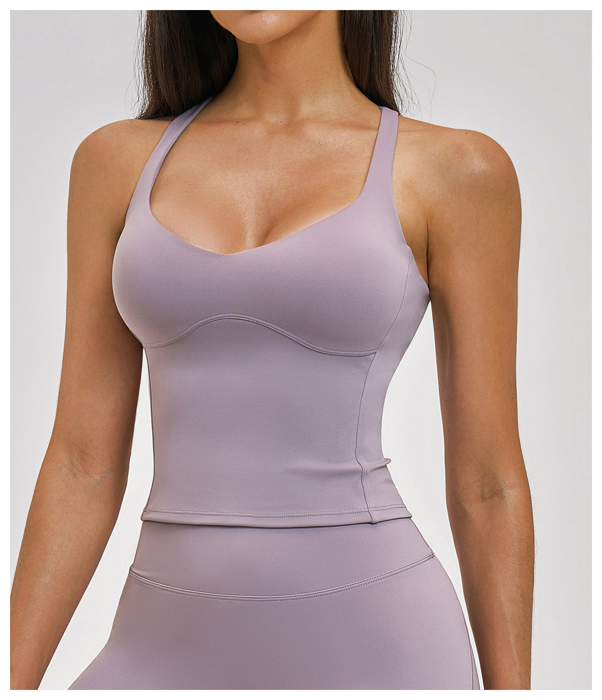 SOLBANA Form Crossback Tank - alternate product view