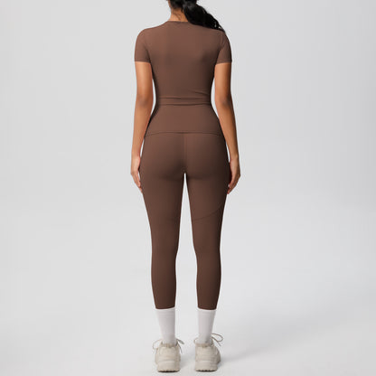 SOLBANA Form Short-Sleeve 2-Piece Pant Set - alternate product view