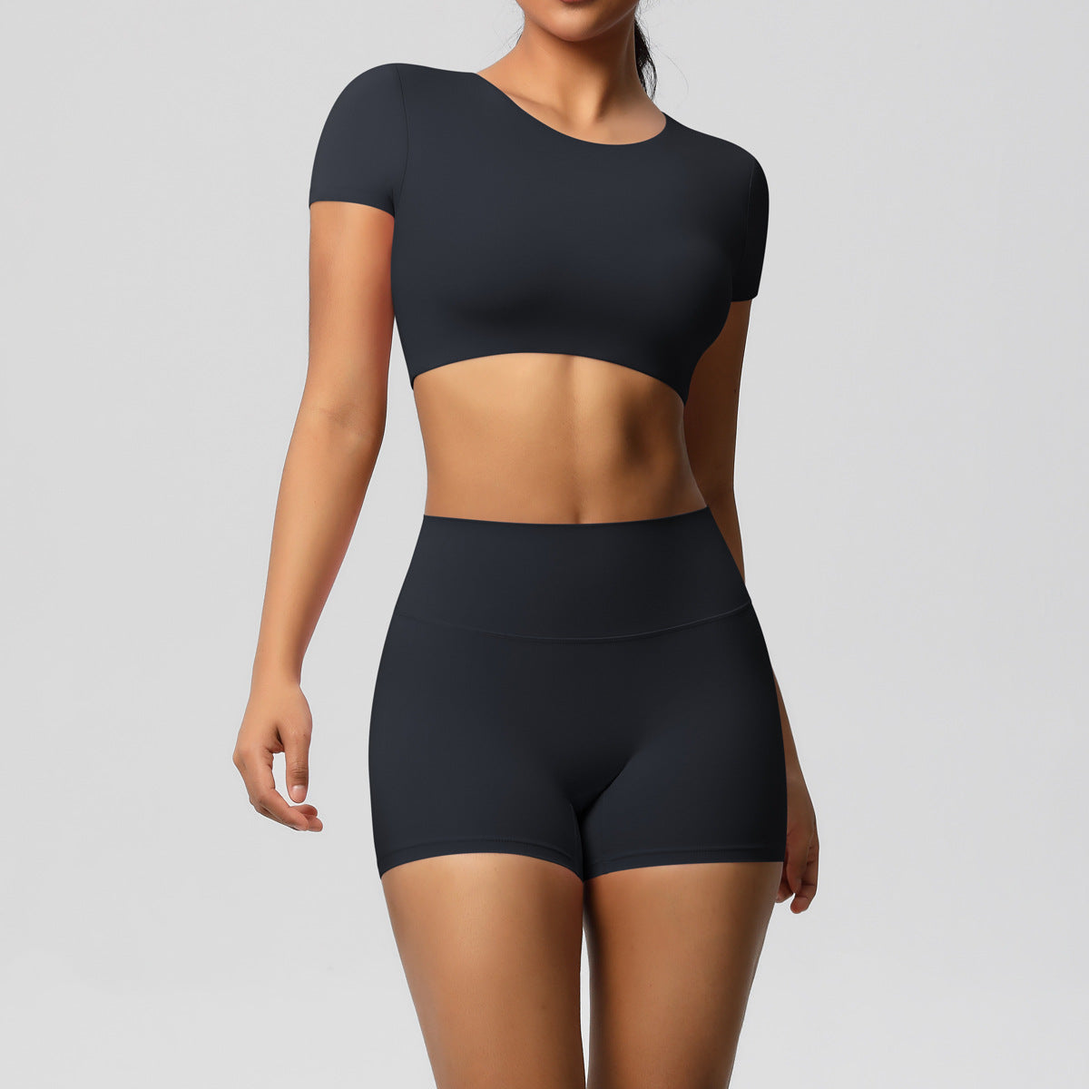 SOLBANA Form Padded Tee 2-Piece Short Set - alternate product view