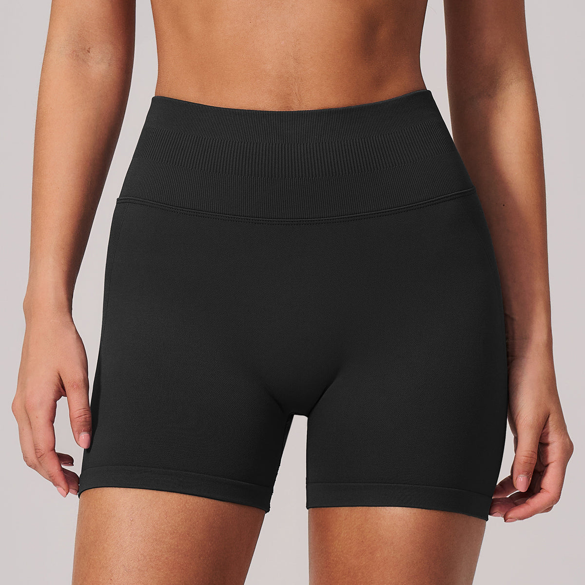 SOLBANA Form Contour High-Rise Short in Midnight