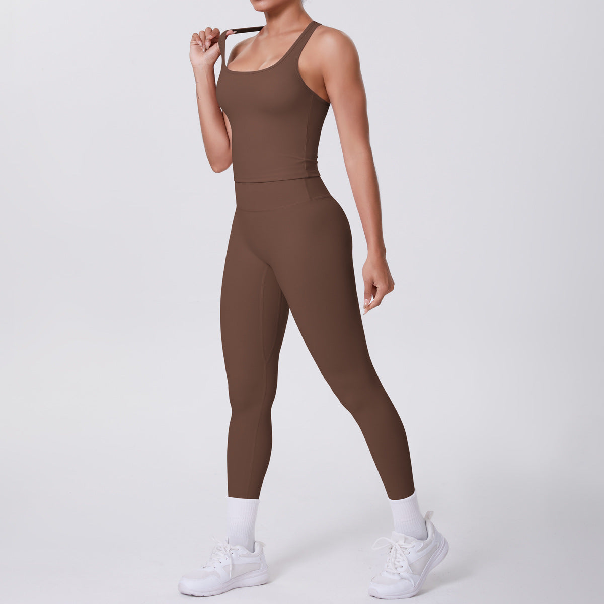 SOLBANA Form Tank 2-Piece Legging Set - alternate product view