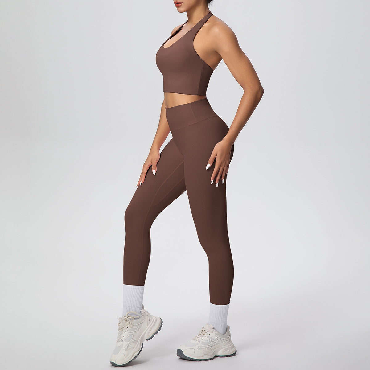 SOLBANA Studio Halter 2-Piece Pant Set - alternate product view
