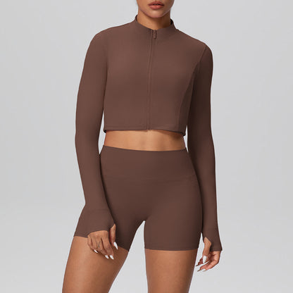 SOLBANA Studio Zip Pocket 2-Piece Short Set - alternate product view