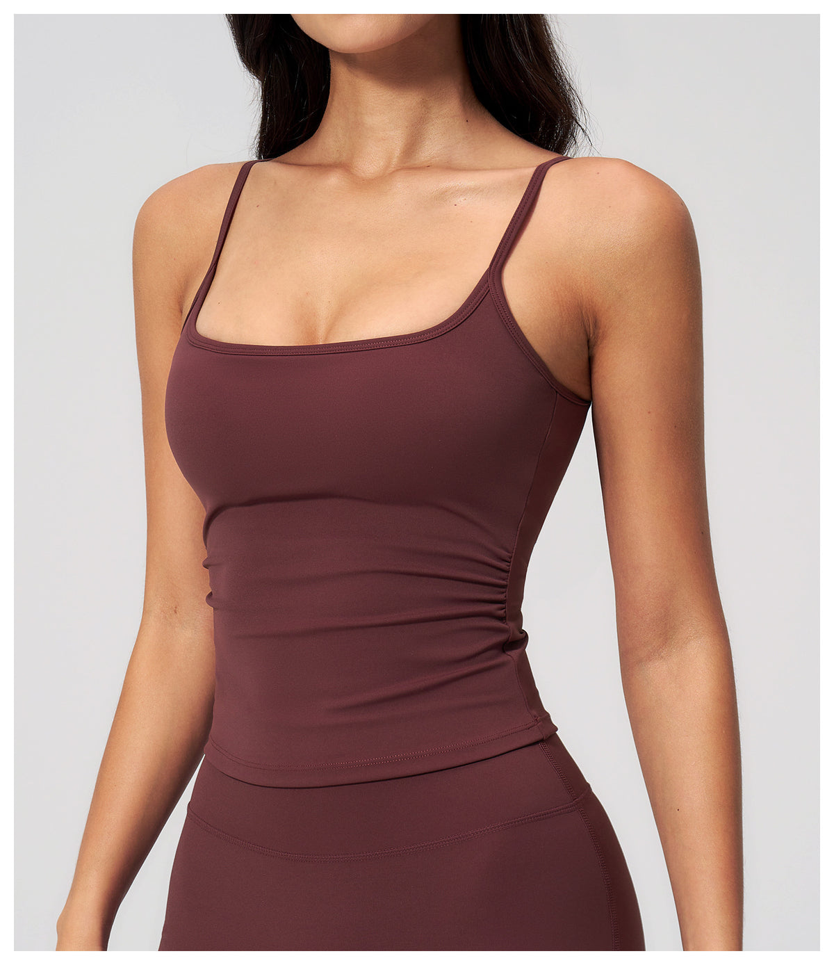 SOLBANA Studio Ruched Tank - alternate product view