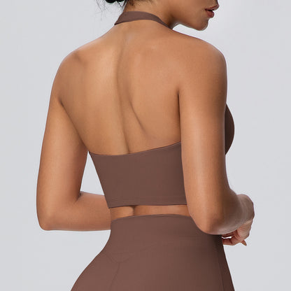 SOLBANA Studio Open-Back Halter Bra - alternate product view