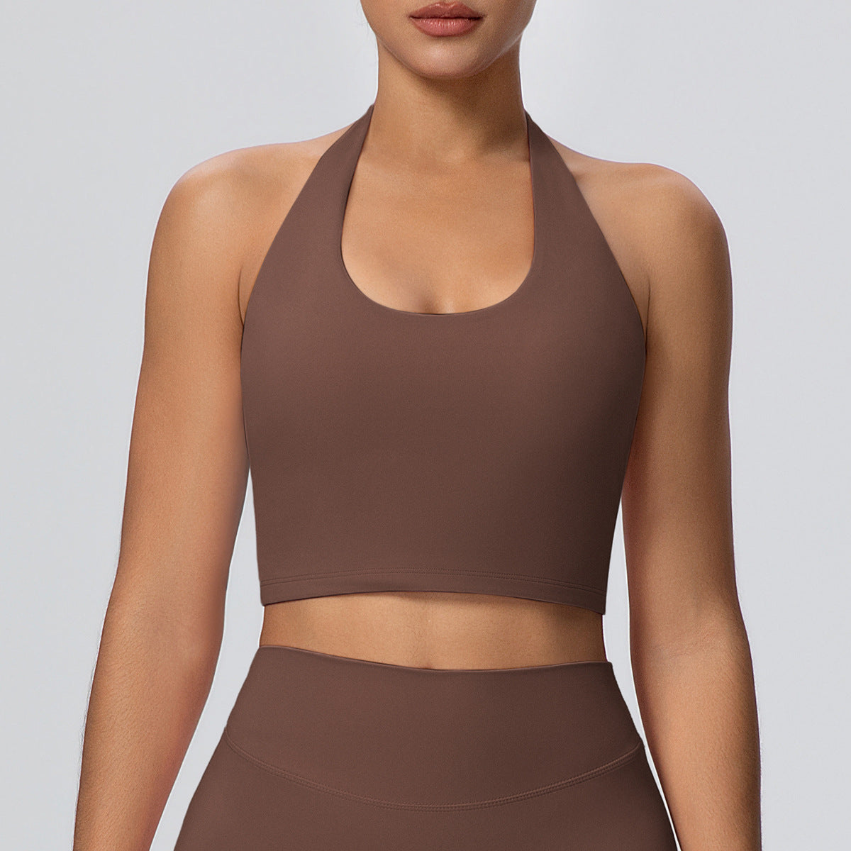 SOLBANA Studio Open-Back Halter Bra - alternate product view