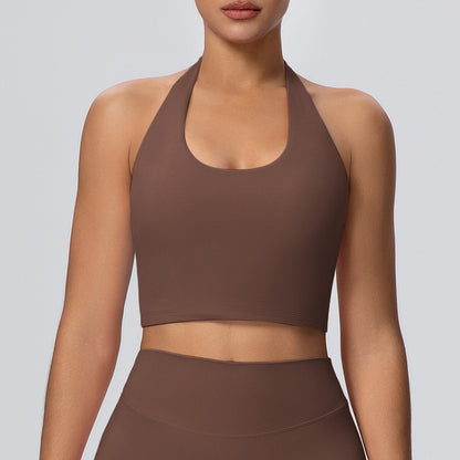 SOLBANA Studio Open-Back Halter Bra - alternate product view