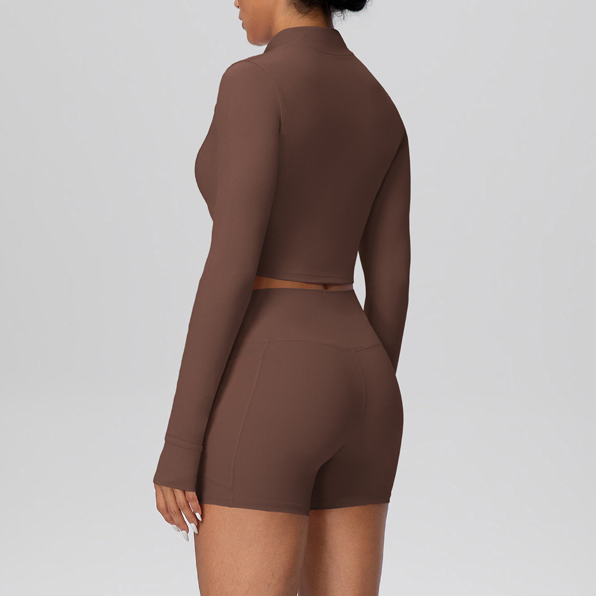 SOLBANA Studio Zip Pocket 2-Piece Short Set - alternate product view