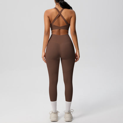 SOLBANA Studio Cutout 2-Piece Legging Set - alternate product view