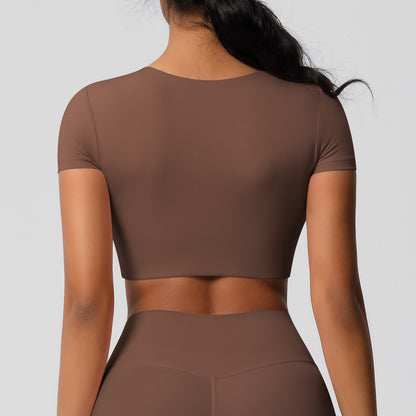 SOLBANA Studio Padded Crop Tee - alternate product view