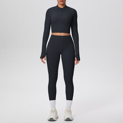 SOLBANA Studio Zip Pocket Legging Set - alternate product view