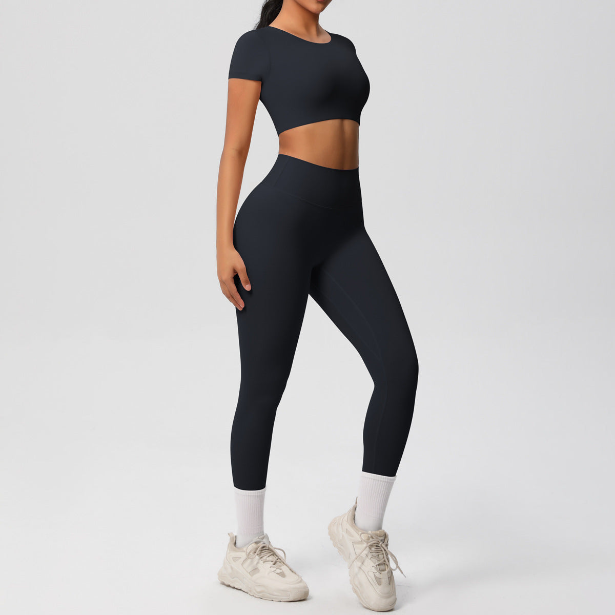 SOLBANA Form Sculpt Tee 2-Piece Legging Set - alternate product view