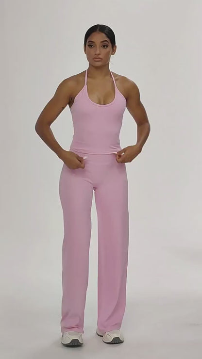 SOLBANA Coast Lace-Up Halter Tank video