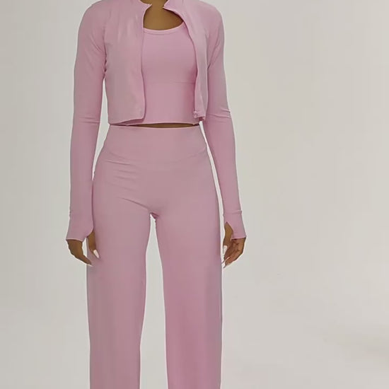 SOLBANA Coast Zip 3-Piece Pant Set video