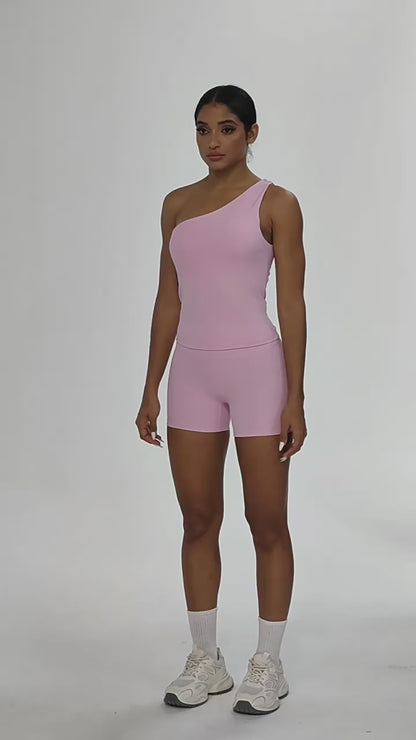 SOLBANA Studio Asymmetric 2-Piece Short Set product video